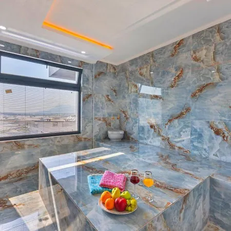 Yesilkoey 3 Bedroom Secluded With Private Pool Hot Tub Villa Kalkan