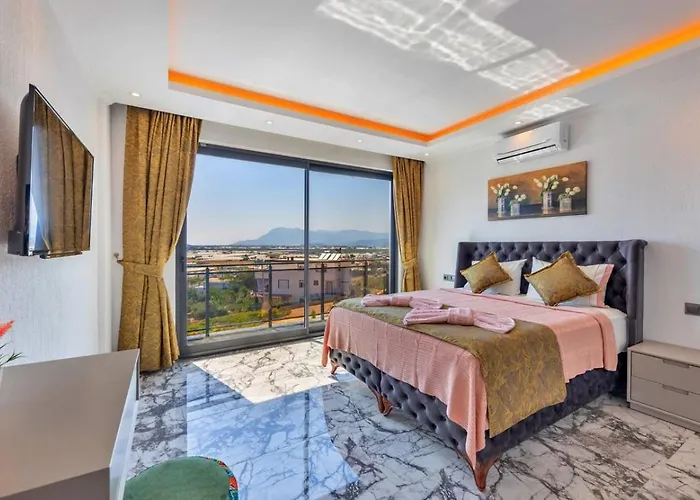 Yesilkoey 3 Bedroom Secluded With Private Pool Hot Tub * Kalkan